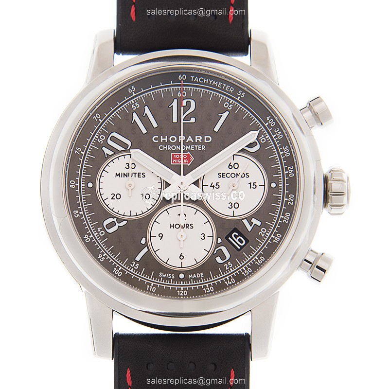 Chopard Mille Miglia GT XL - Auto - Stainless Steel - Gray Dial - Black Cowhide Buckle